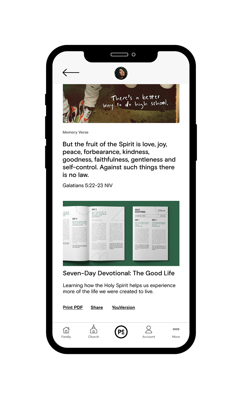 Parent Cue App - Devotional
